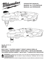 Milwaukee M18 FUEL SUPER HAWG 2809-20 Manual de usuario