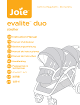 Joie EVALITE DUO STROLLER GREY Manual de usuario