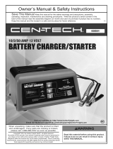 HARBOR FREIGHT 60581 CEN-TECH 10/2/50 Amp 12 Volt Battery Charger/Starter El manual del propietario