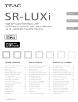TEAC SR-LUXi El manual del propietario