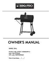 BBQ-Pro PG-CG007 El manual del propietario