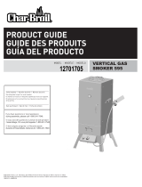 Charbroil 12701705 Vertical Gas Smoker 595 El manual del propietario