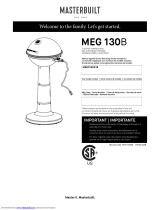 Masterbuilt MEG 130B Manual de usuario