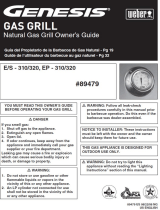 Weber Genesis E-310 NG El manual del propietario