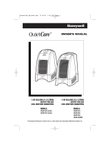 Honeywell HCM-635 - QuietCare 3.0 Gallon Moist Humidifier Manual de usuario