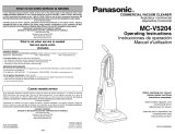 Panasonic MC-V5204 El manual del propietario