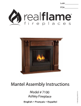 Real Flame 7100E-BW El manual del propietario