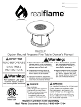 Real Flame 11622LP El manual del propietario