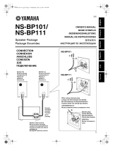 Yamaha NS-BP111 White Manual de usuario