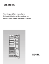 Siemens S24IR70NSP/01 Manual de usuario