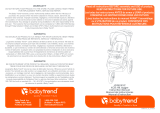 Baby Trend XCEL-R8 Jogger El manual del propietario