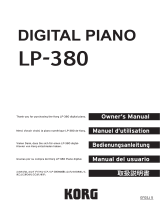 Korg LP-380U El manual del propietario