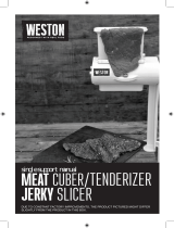 Weston Meat Cuber Jerky Slicer Manual de usuario