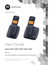 Motorola L602M Manual de usuario