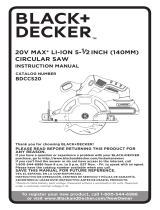 Black & Decker Black + Decker BDCCS20C 20V Max Lithium-Ion Cordless Trim  Manual de usuario