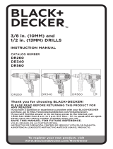 Black & Decker DR260C Manual de usuario