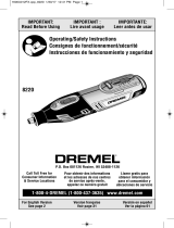 Dremel Outil Rotatif Multifonction 8220 Sans-fil 12V Manual de usuario