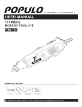 populo POPULO Rotary Tool Kit Manual de usuario