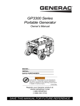Generac GP3300 006431R1 Manual de usuario