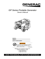 Generac GP3300 G0064320 Manual de usuario