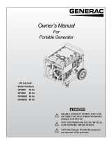 Generac GP5500 0068420 Manual de usuario