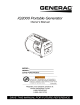 Generac iQ2000 G0071230 Manual de usuario