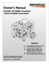 Generac RS5500 G0066720 Manual de usuario