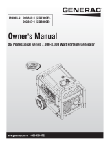 Generac XG8000E 0058471 Manual de usuario