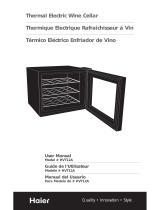 Haier HVT12AVS - Wine Cellar With VCM Door Manual de usuario
