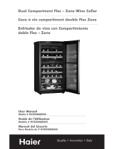 Haier HVZ040ABH5S - Dual-Zone Wine Cooler Manual de usuario