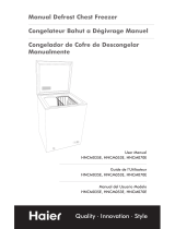 Haier HNCM035EC - Appliances Chest Freezers Freezer Manual de usuario