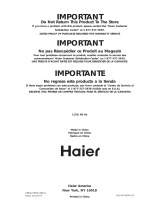 Haier HBE18 Series Manual de usuario
