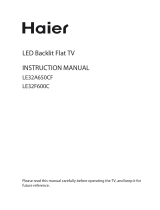 Haier LE32F600C Manual de usuario