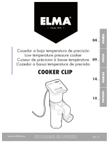 Elma Cocedor a baja temperatura de precisión Cooker Clip El manual del propietario