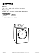 Kenmore 8885 - Rear Control 7.3 cu. Ft. Capacity Electric Dryer El manual del propietario