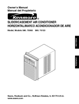 Kenmore 75123 - 11,500 BTU Slider/Casement Air Conditioner El manual del propietario