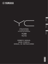 Yamaha YC73 El manual del propietario