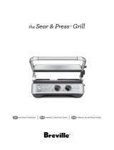 Breville the Sear & Press Grill Manual de usuario