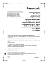 Panasonic SC-HTB600EGK El manual del propietario