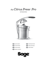 Sage Citrus Press SCP800BAL4EE El manual del propietario