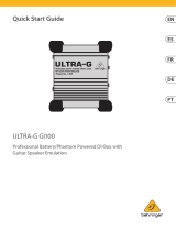 Behringer Ultra-G GI100 Guía de inicio rápido