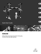 Behringer XD8USB E-Drum Set Manual de usuario