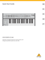 Behringer VOCODER VC340 Guía de inicio rápido