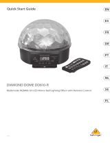 Behringer DIAMOND DOME DD610-R Guía de inicio rápido
