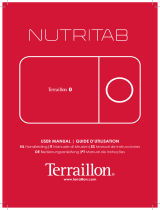 Terraillon Connéctée NUTRITAB Cranberry El manual del propietario