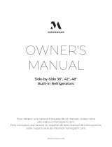Monogram  ZISB360DNII  El manual del propietario