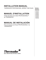 Thermador  HMWN36FS  Guía de instalación