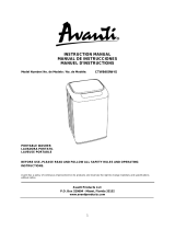 Avanti  CTW84X0WIS  Manual de usuario