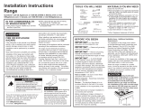GE Profile Series PGS960SELSS Guía de instalación