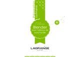 LAGRANGE Blender Manual de usuario